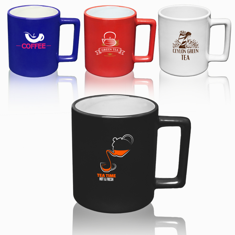 Custom 11 oz. Square Handle Coffee Mugs 7109 DiscountMugs